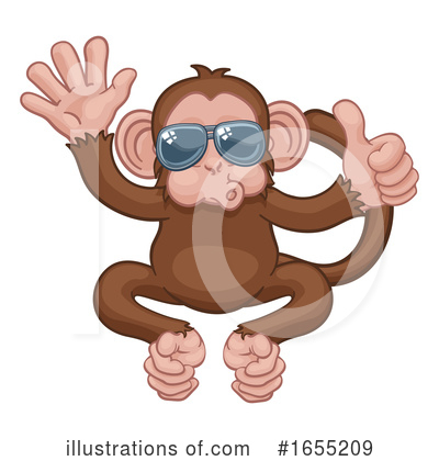 Royalty-Free (RF) Monkey Clipart Illustration by AtStockIllustration - Stock Sample #1655209