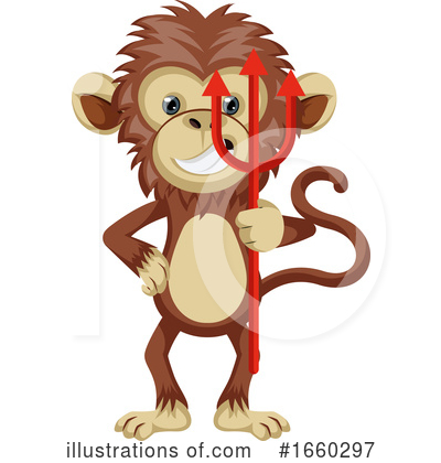 Royalty-Free (RF) Monkey Clipart Illustration by Morphart Creations - Stock Sample #1660297
