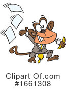 Monkey Clipart #1661308 by toonaday
