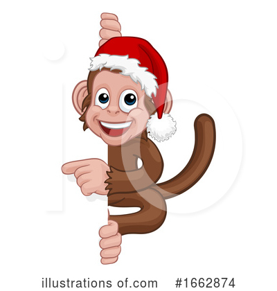 Royalty-Free (RF) Monkey Clipart Illustration by AtStockIllustration - Stock Sample #1662874
