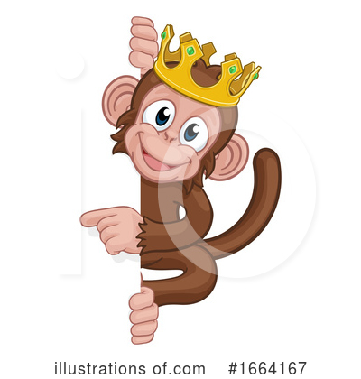 Royalty-Free (RF) Monkey Clipart Illustration by AtStockIllustration - Stock Sample #1664167