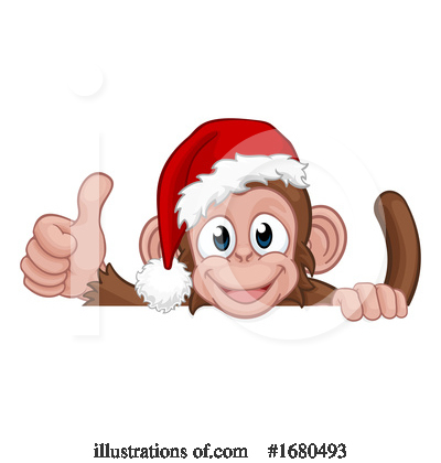 Royalty-Free (RF) Monkey Clipart Illustration by AtStockIllustration - Stock Sample #1680493