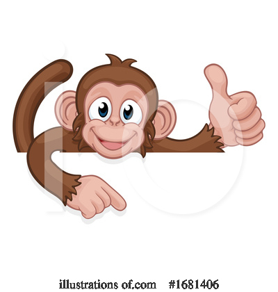 Royalty-Free (RF) Monkey Clipart Illustration by AtStockIllustration - Stock Sample #1681406