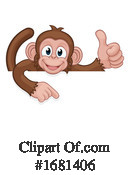 Monkey Clipart #1681406 by AtStockIllustration