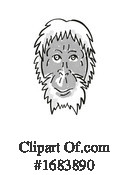 Monkey Clipart #1683890 by patrimonio