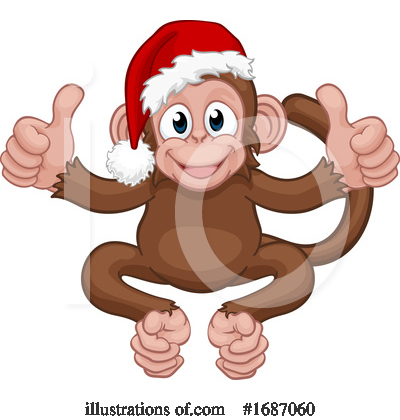 Royalty-Free (RF) Monkey Clipart Illustration by AtStockIllustration - Stock Sample #1687060