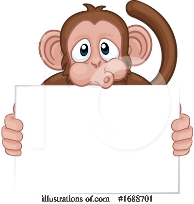 Royalty-Free (RF) Monkey Clipart Illustration by AtStockIllustration - Stock Sample #1688701