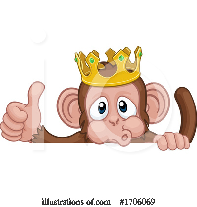 Royalty-Free (RF) Monkey Clipart Illustration by AtStockIllustration - Stock Sample #1706069