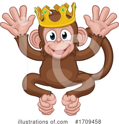 Royalty-Free (RF) Monkey Clipart Illustration by AtStockIllustration - Stock Sample #1709458