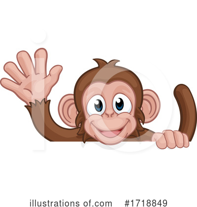 Royalty-Free (RF) Monkey Clipart Illustration by AtStockIllustration - Stock Sample #1718849