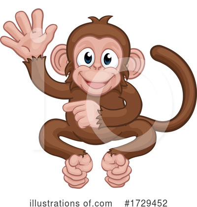 Monkey Clipart #1729452 by AtStockIllustration