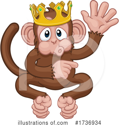 Royalty-Free (RF) Monkey Clipart Illustration by AtStockIllustration - Stock Sample #1736934