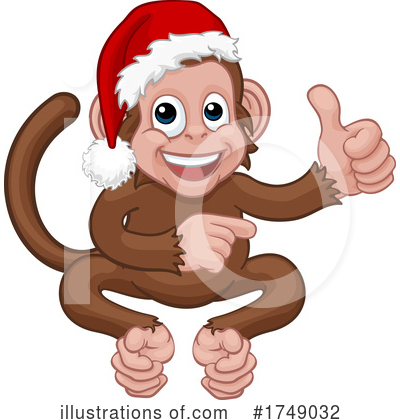 Royalty-Free (RF) Monkey Clipart Illustration by AtStockIllustration - Stock Sample #1749032