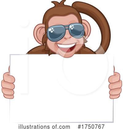 Royalty-Free (RF) Monkey Clipart Illustration by AtStockIllustration - Stock Sample #1750767