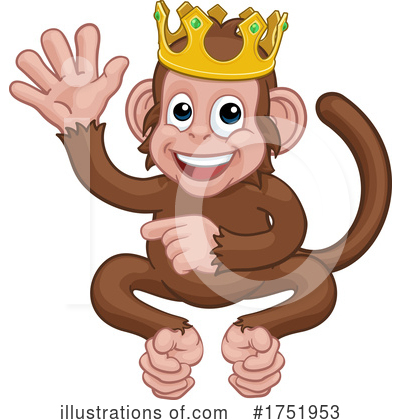 Royalty-Free (RF) Monkey Clipart Illustration by AtStockIllustration - Stock Sample #1751953