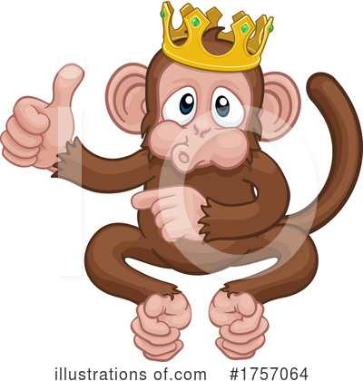 Royalty-Free (RF) Monkey Clipart Illustration by AtStockIllustration - Stock Sample #1757064
