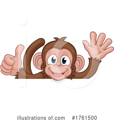 Royalty-Free (RF) Monkey Clipart Illustration by AtStockIllustration - Stock Sample #1761500