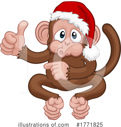 Royalty-Free (RF) Monkey Clipart Illustration by AtStockIllustration - Stock Sample #1771825