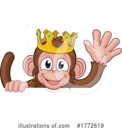 Royalty-Free (RF) Monkey Clipart Illustration by AtStockIllustration - Stock Sample #1772619