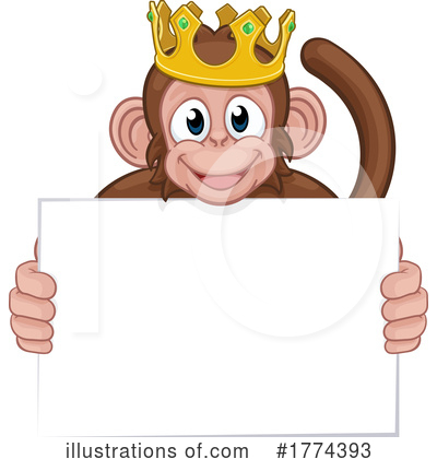 Royalty-Free (RF) Monkey Clipart Illustration by AtStockIllustration - Stock Sample #1774393