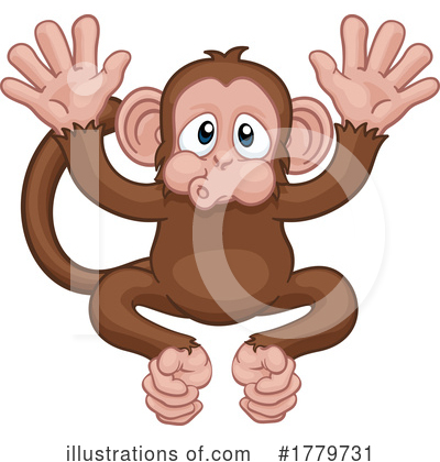 Royalty-Free (RF) Monkey Clipart Illustration by AtStockIllustration - Stock Sample #1779731