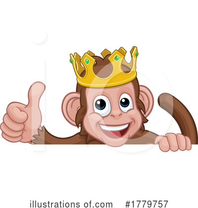Royalty-Free (RF) Monkey Clipart Illustration by AtStockIllustration - Stock Sample #1779757