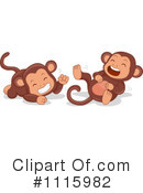 Monkeys Clipart #1115982 by BNP Design Studio