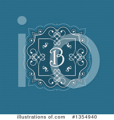 Royalty-Free (RF) Monogram Clipart Illustration by KJ Pargeter - Stock Sample #1354940