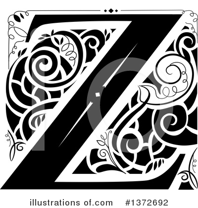 Royalty-Free (RF) Monogram Clipart Illustration by BNP Design Studio - Stock Sample #1372692