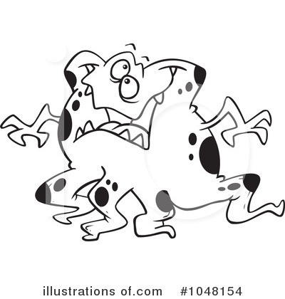 Royalty-Free (RF) Monster Clipart Illustration by toonaday - Stock Sample #1048154