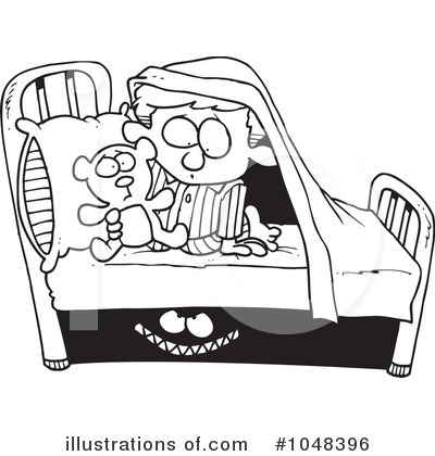 Bed Clipart #1048396 by toonaday