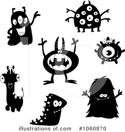 Royalty-Free (RF) Monster Clipart Illustration by yayayoyo - Stock Sample #1060870