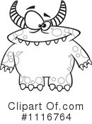 Monster Clipart #1116764 by toonaday
