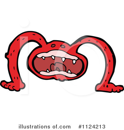 Royalty-Free (RF) Monster Clipart Illustration by lineartestpilot - Stock Sample #1124213