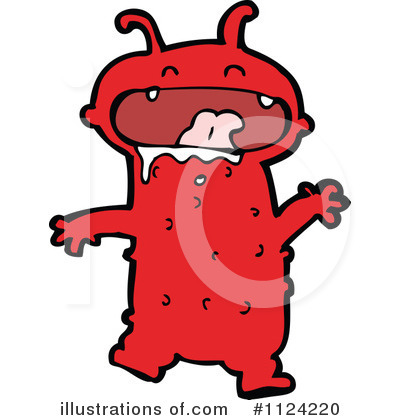 Royalty-Free (RF) Monster Clipart Illustration by lineartestpilot - Stock Sample #1124220