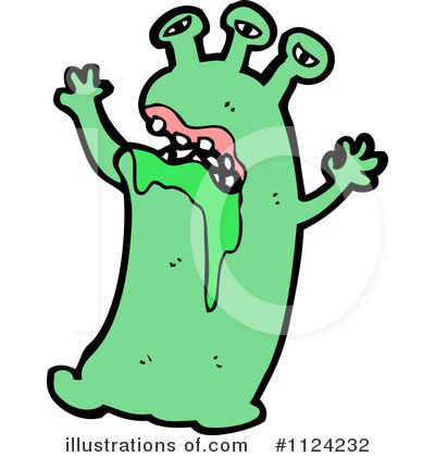 Royalty-Free (RF) Monster Clipart Illustration by lineartestpilot - Stock Sample #1124232