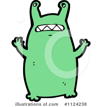 Royalty-Free (RF) Monster Clipart Illustration by lineartestpilot - Stock Sample #1124238