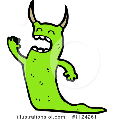 Royalty-Free (RF) Monster Clipart Illustration by lineartestpilot - Stock Sample #1124261