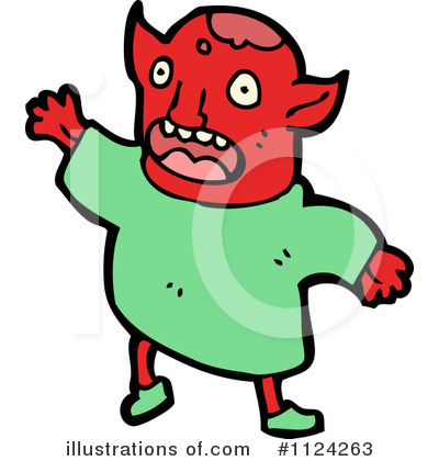 Royalty-Free (RF) Monster Clipart Illustration by lineartestpilot - Stock Sample #1124263