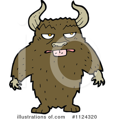 Royalty-Free (RF) Monster Clipart Illustration by lineartestpilot - Stock Sample #1124320