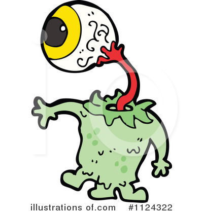 Royalty-Free (RF) Monster Clipart Illustration by lineartestpilot - Stock Sample #1124322