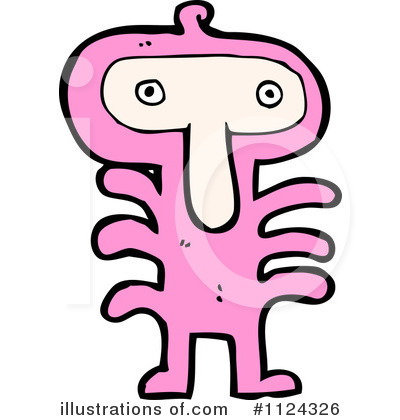 Royalty-Free (RF) Monster Clipart Illustration by lineartestpilot - Stock Sample #1124326