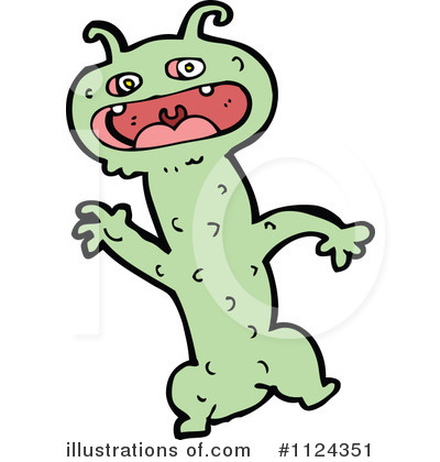 Royalty-Free (RF) Monster Clipart Illustration by lineartestpilot - Stock Sample #1124351