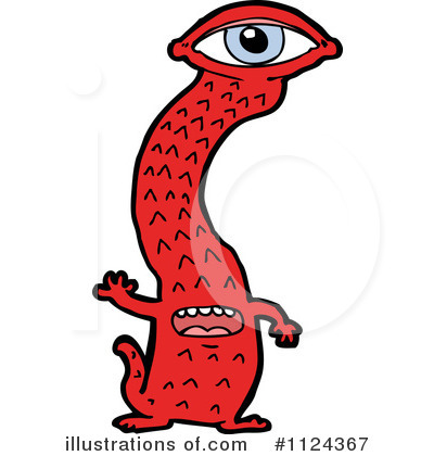 Royalty-Free (RF) Monster Clipart Illustration by lineartestpilot - Stock Sample #1124367