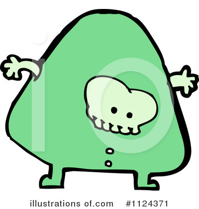 Royalty-Free (RF) Monster Clipart Illustration by lineartestpilot - Stock Sample #1124371