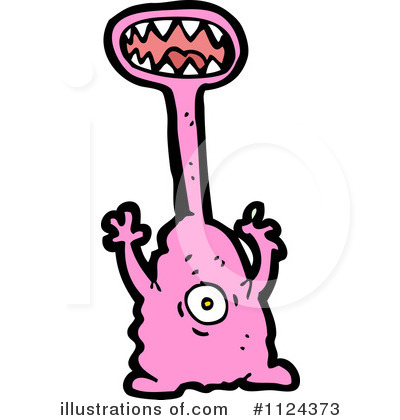 Royalty-Free (RF) Monster Clipart Illustration by lineartestpilot - Stock Sample #1124373