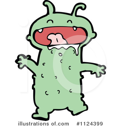 Royalty-Free (RF) Monster Clipart Illustration by lineartestpilot - Stock Sample #1124399