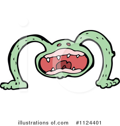 Royalty-Free (RF) Monster Clipart Illustration by lineartestpilot - Stock Sample #1124401