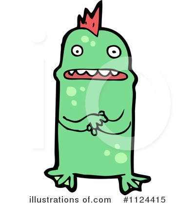 Royalty-Free (RF) Monster Clipart Illustration by lineartestpilot - Stock Sample #1124415
