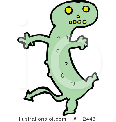 Royalty-Free (RF) Monster Clipart Illustration by lineartestpilot - Stock Sample #1124431